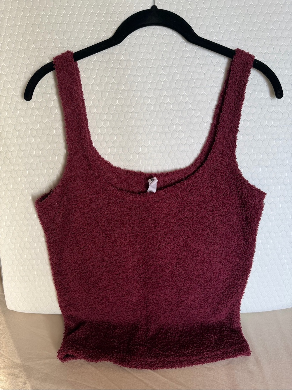 Steve Madden Plush Tank Top - Burgundy